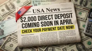 $2,000 Direct Deposit Coming Soon in April