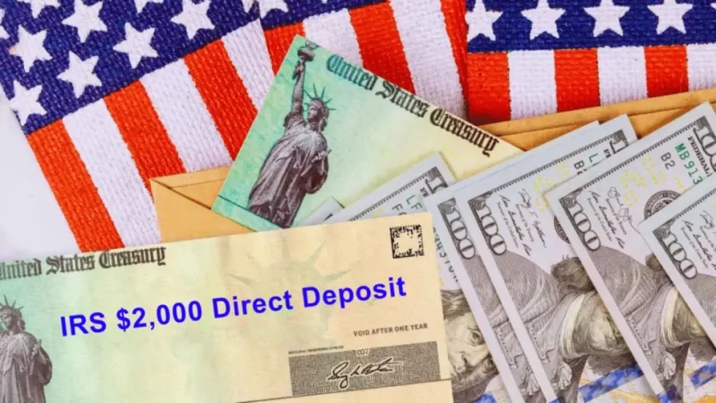 IRS today announced $2,000 Direct Deposit for All – 9 April 2026 New Payment Schedule and Eligibility Guide